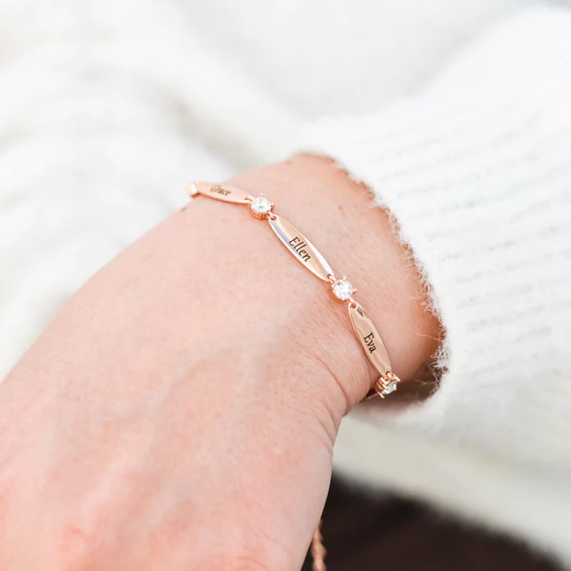 Personalisiertes Armband mit Gravur